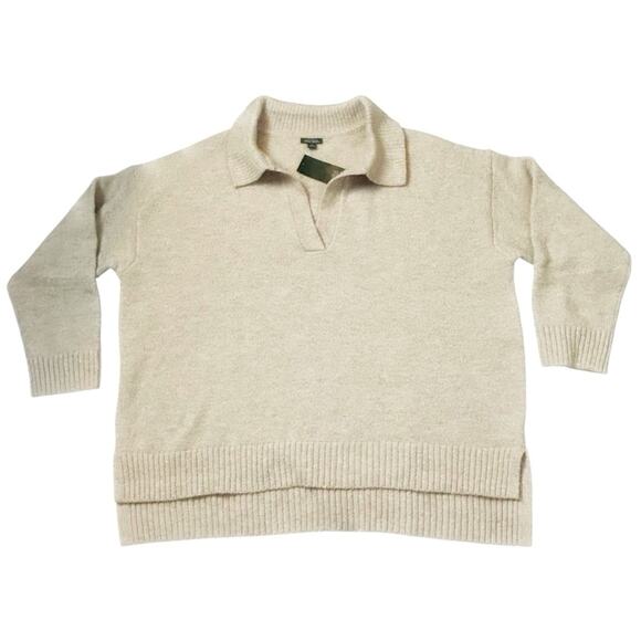 Wild Fable Sweater Womens Size 2X Light Beige Soft Cozy Loose Fit Boxy NWT - Picture 1 of 7